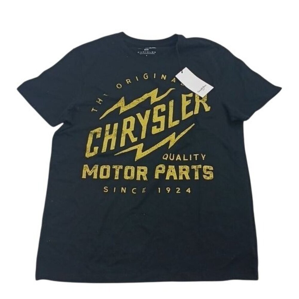 Goodfellow & Co Mens T Shirt Black Chrysler Motor Parts Graphic Tee